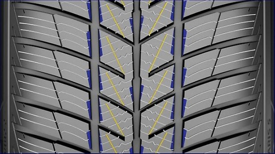 Barum Polaris 5 zimná pneumatika - troch-drážkový dezén