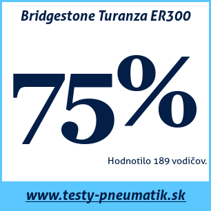 Test letných pneumatík Bridgestone Turanza ER300