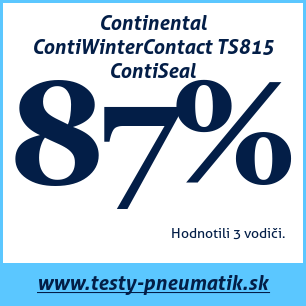 Test zimných pneumatík Continental ContiWinterContact TS815 ContiSeal