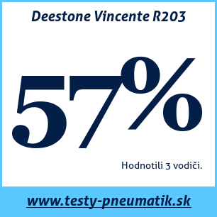 Test letných pneumatík Deestone Vincente R203