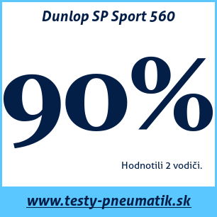 Test letných pneumatík Dunlop SP Sport 560