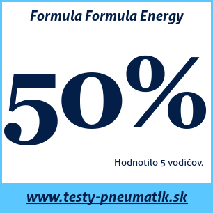 Test letných pneumatík Formula Formula Energy