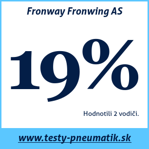 Test celoročných pneumatík Fronway Fronwing AS
