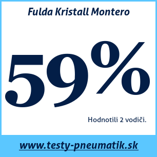 Test zimných pneumatík Fulda Kristall Montero