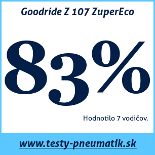 Test letných pneumatík Goodride Z 107 ZuperEco 155 70 R13 75T