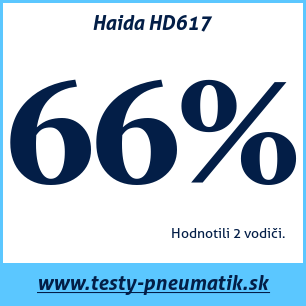 Test zimných pneumatík Haida HD617