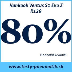 Test letných pneumatík Hankook Ventus S1 Evo Z K129
