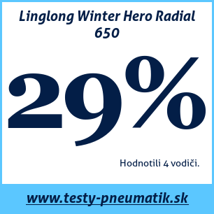 Test zimných pneumatík Linglong Winter Hero Radial 650