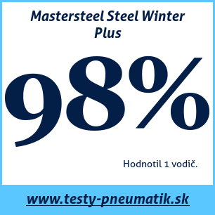 Test zimných pneumatík Mastersteel Steel Winter Plus