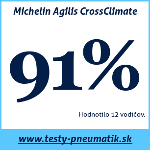 Test celoročných pneumatík Michelin Agilis CrossClimate