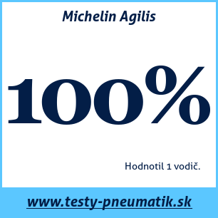 Test letných pneumatík Michelin Agilis