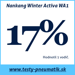 Test zimných pneumatík Nankang Winter Activa WA1