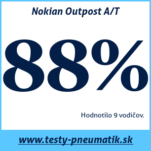 Test celoročných pneumatík Nokian Outpost A/T