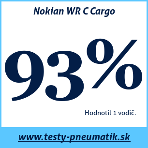 Test zimných pneumatík Nokian WR C Cargo