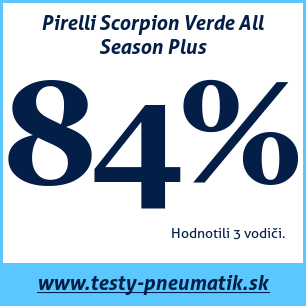 Test celoročných pneumatík Pirelli Scorpion Verde All Season Plus