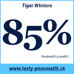 Test zimných pneumatík Tigar Wintera