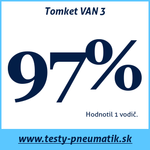 Test letných pneumatík Tomket VAN 3