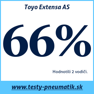 Test celoročných pneumatík Toyo Extensa AS