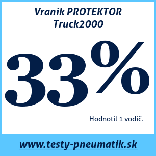 Test celoročných pneumatík Vraník PROTEKTOR Truck2000